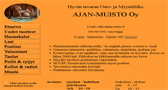 Desktop Screenshot of ajan-muisto.fi